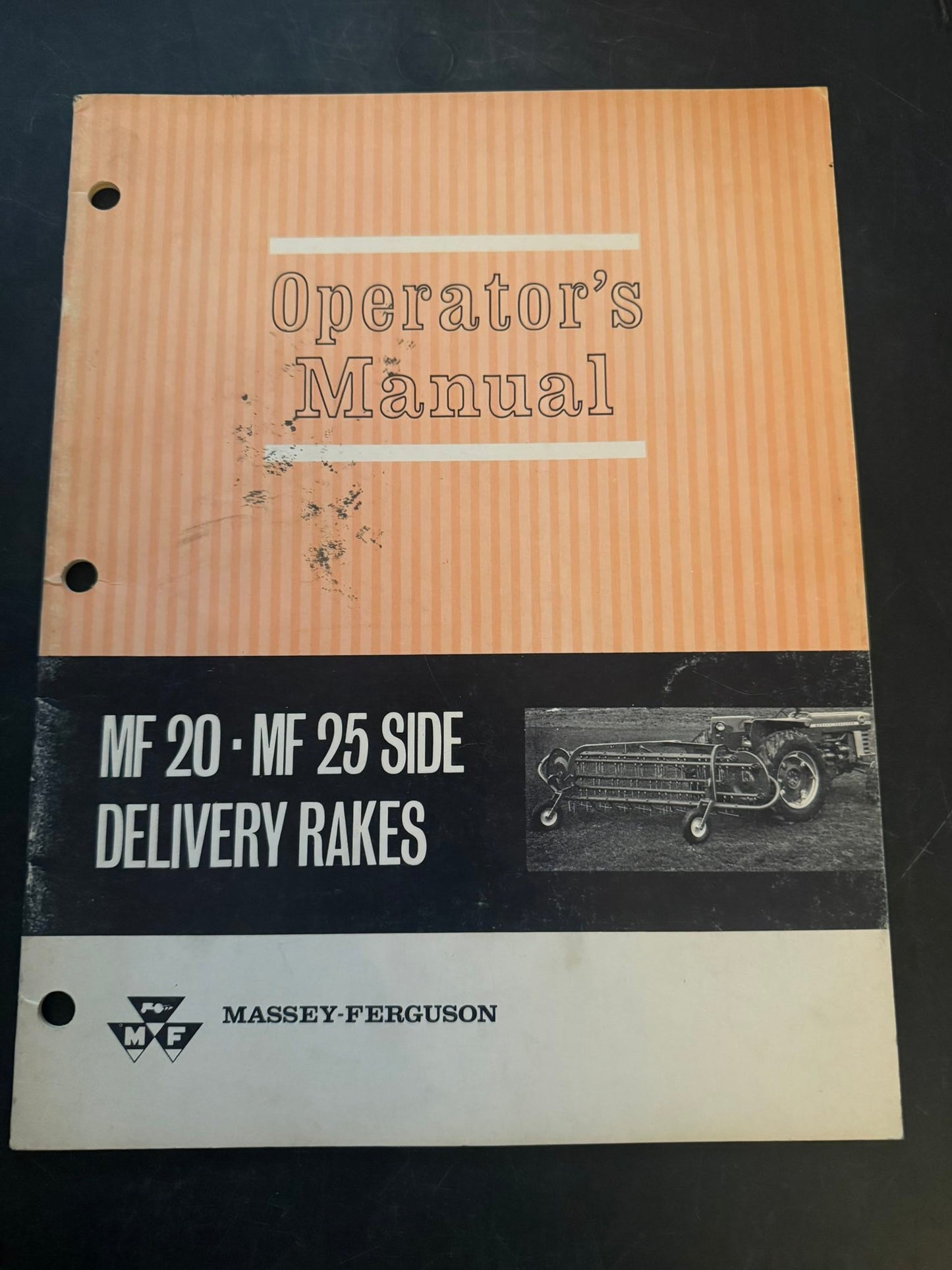 Massey-Ferguson _ MF20 & MF25 Side Delivery Rakes _ Operator’s Manual