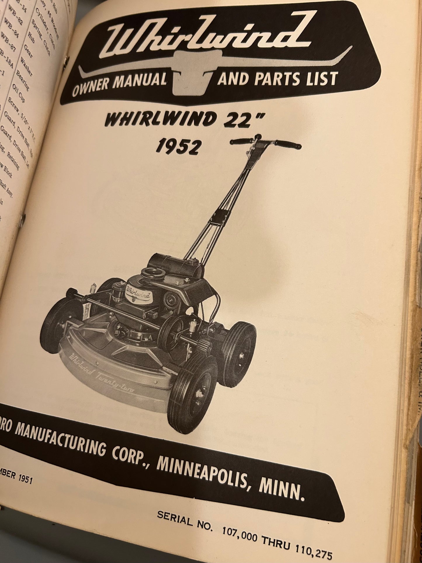 Toro Collection of manuals