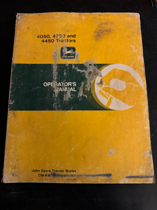 John Deere _ 4050, 4250 & 4350 Tractors _ Operator’s Manual