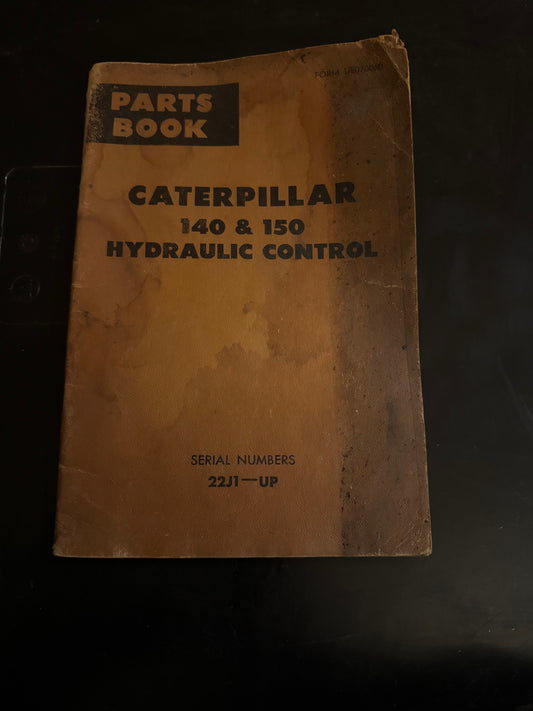Caterpillar _ 140 & 150 Hydraulic Control _ Parts Book