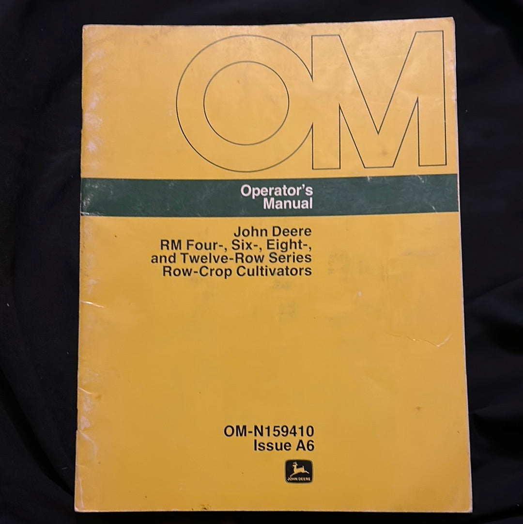 John Deere _ RM Four-, Six-, Eight-, and Twelve-Row Series Row-Crop Cultivators _ Operator’s Manual