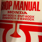 Honda Power Equipment Shop Manuals Binder