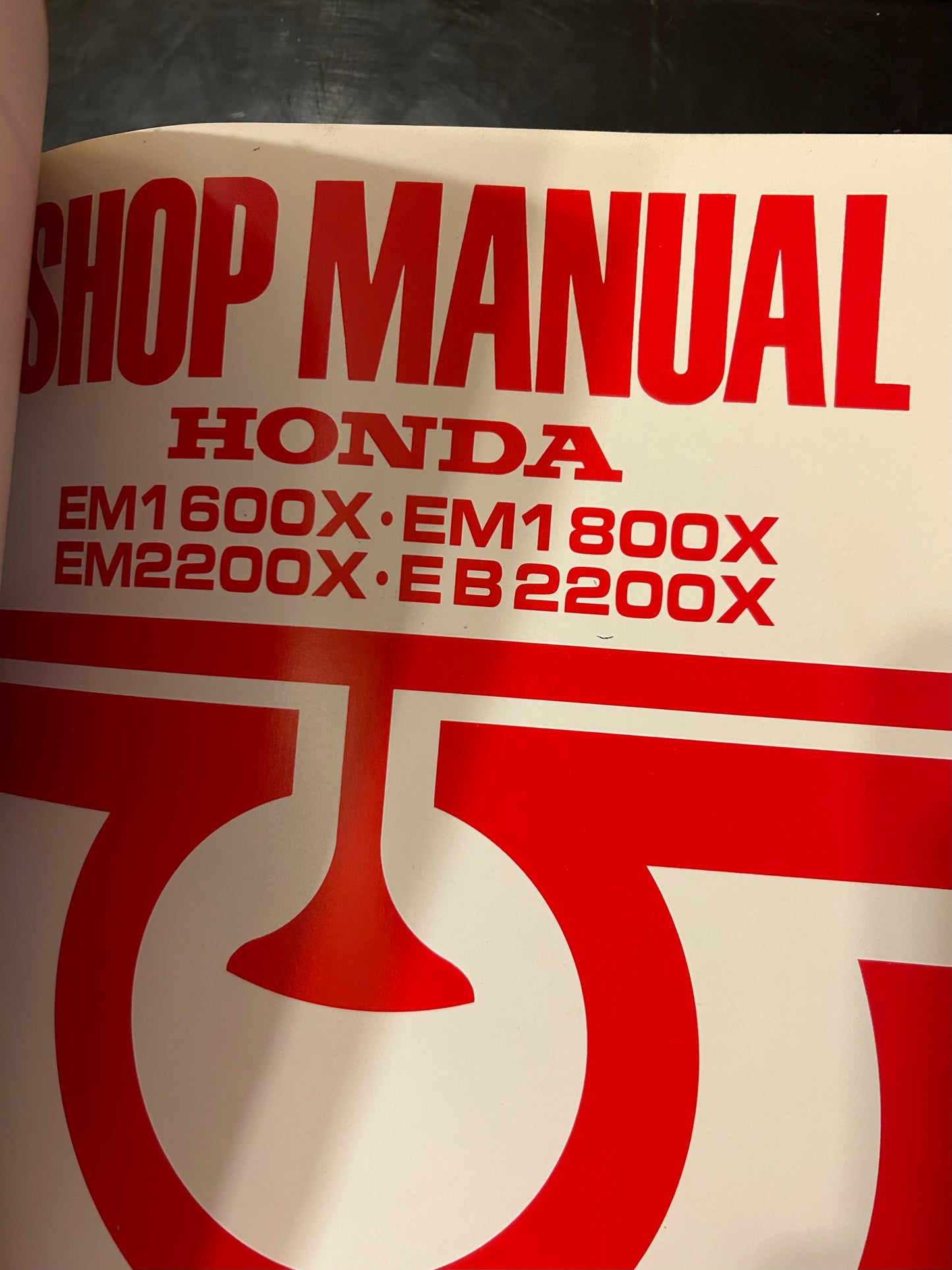 Honda Power Equipment Shop Manuals Binder