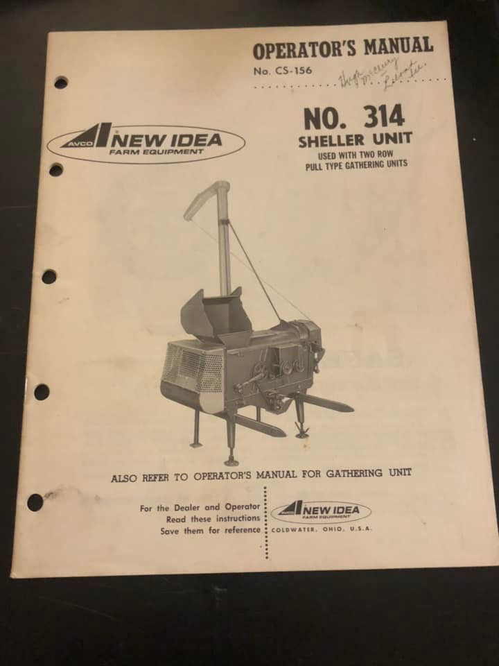 New Idea _ no 314 Sheller Unit _ Operator’s Manual