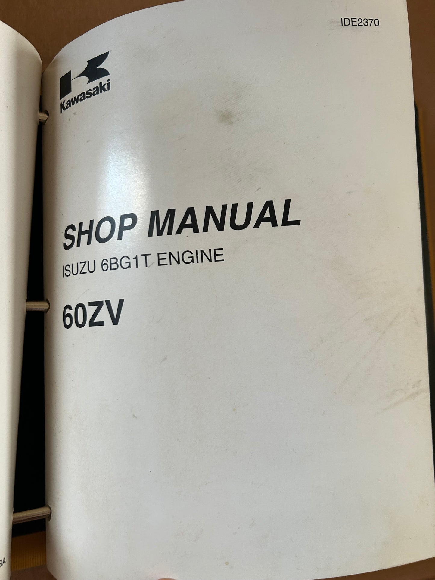 Kawasaki _ 60ZV Wheel Loader _ Binder