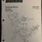 Bolens _ Mulching Mower 20” model 8623 _ Parts List