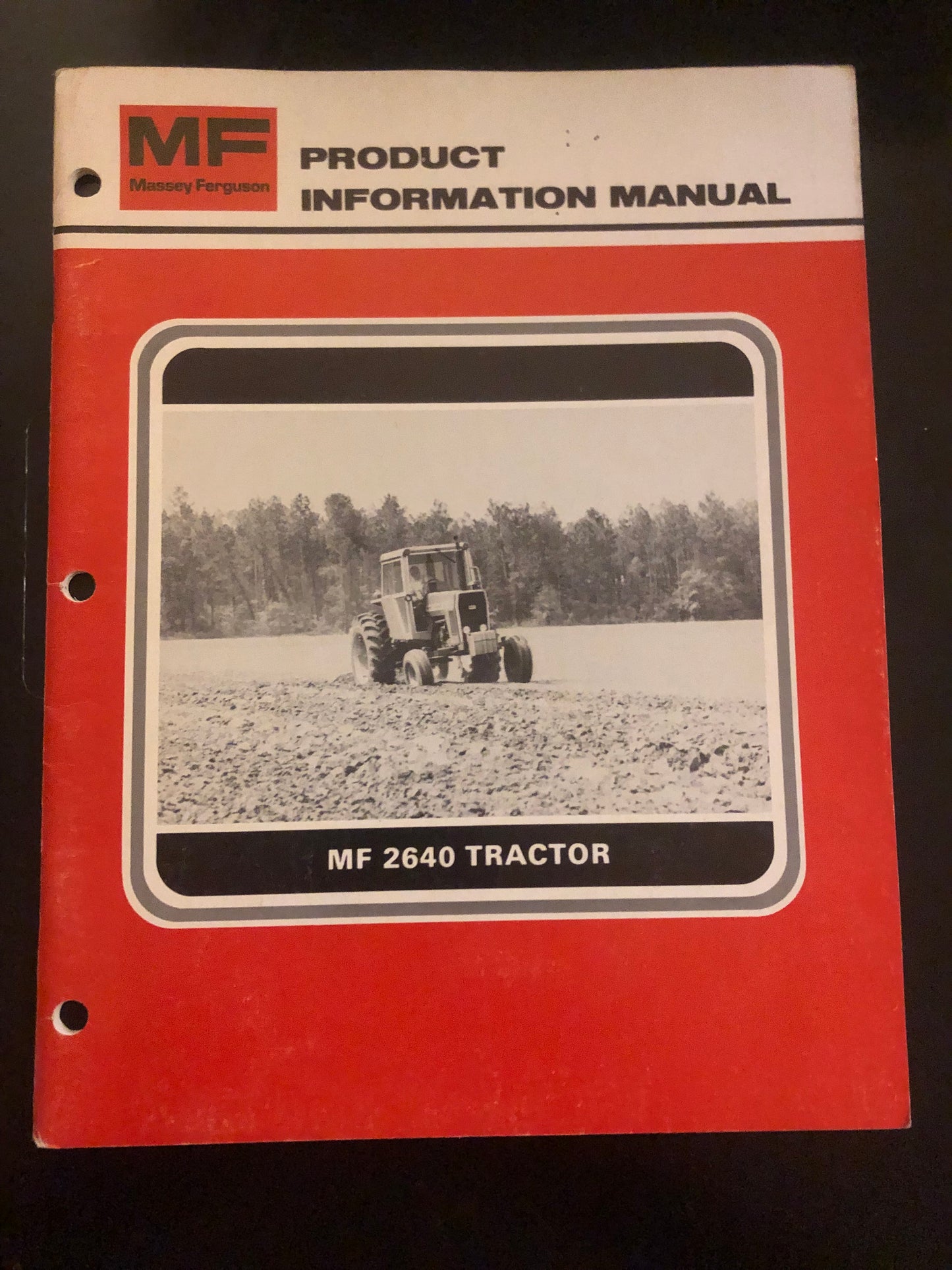 Massey Ferguson _ 2640 Tractor _ Product Information Manual