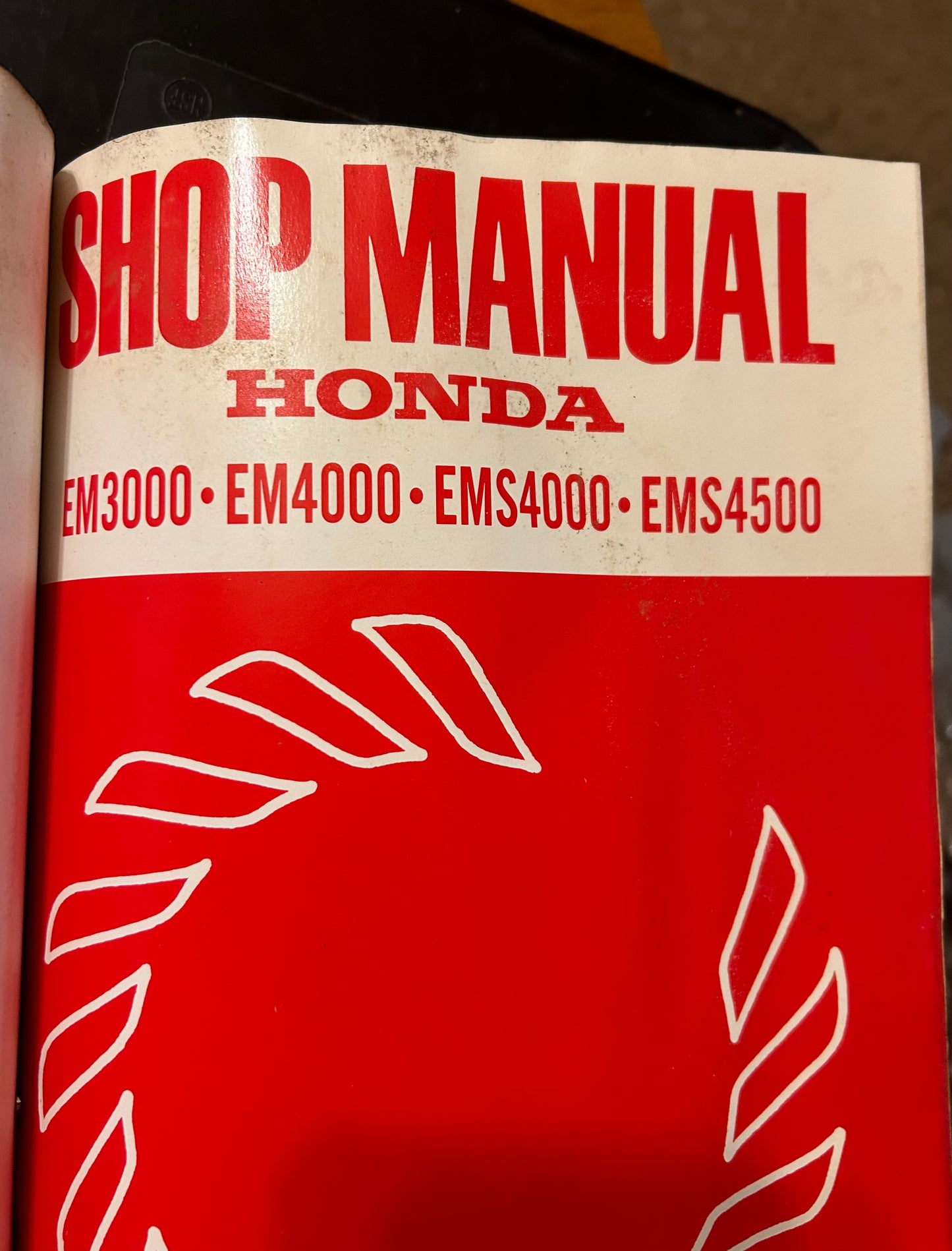 Honda Power Equipment Shop Manuals Binder