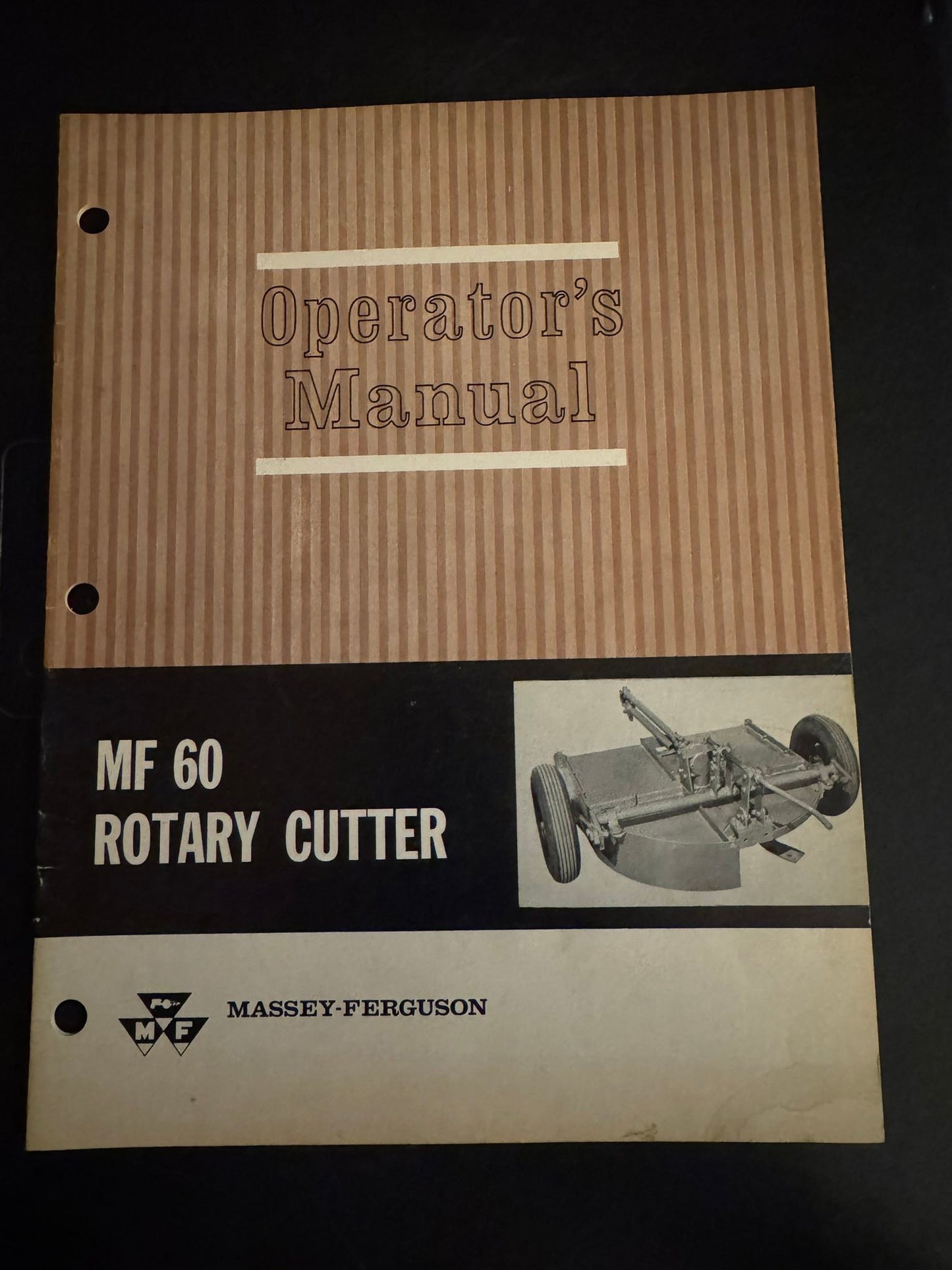 Massey Ferguson _ MF 60 Rotary Cutter _ Operator’s Manual