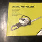 Stihl _ HS 75, 80 Instructions & Owner’s Manual