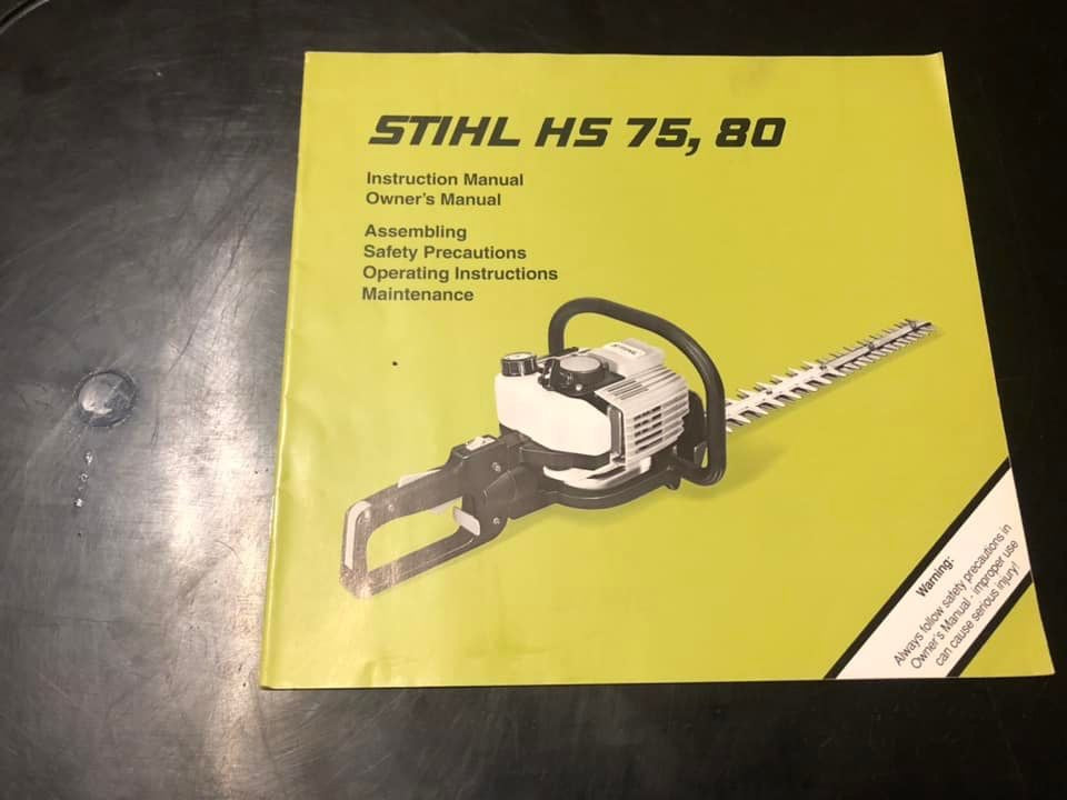 Stihl _ HS 75, 80 Instructions & Owner’s Manual