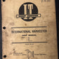 I&T _ International Harvester series 684, 784, 884 & Hydro 84 _ Shop Manual IH-51