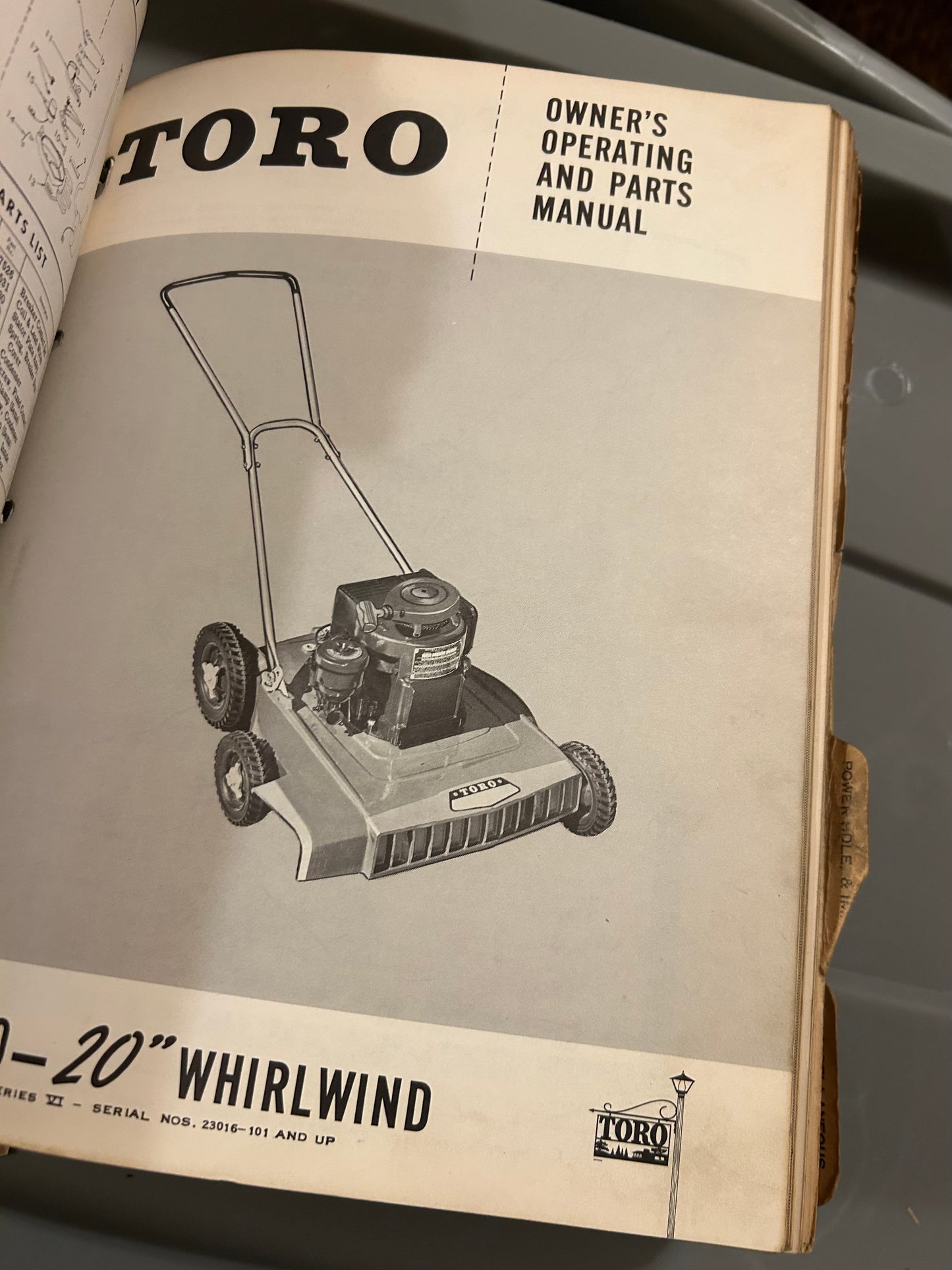 Toro Collection of manuals