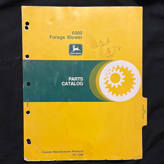 John Deere _ 6000 Forage Blower _ Parts Catalog