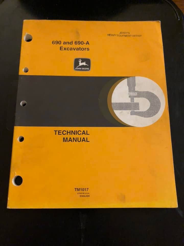 John Deere _ 690 & 690-A Excavator _ Technical Manual