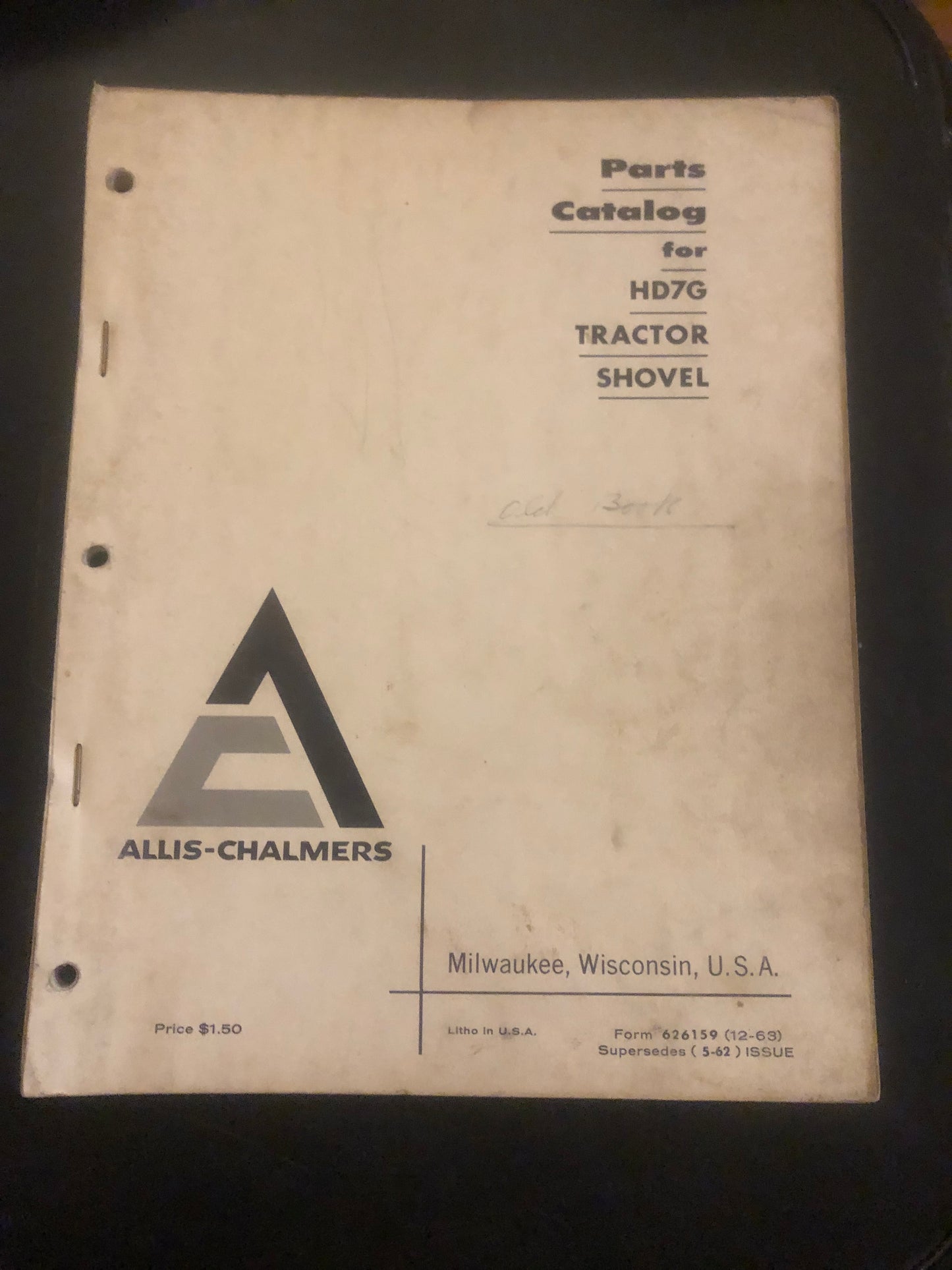 Allis-Chalmers _ HD60 Tractor Shovel _ Parts Catalog