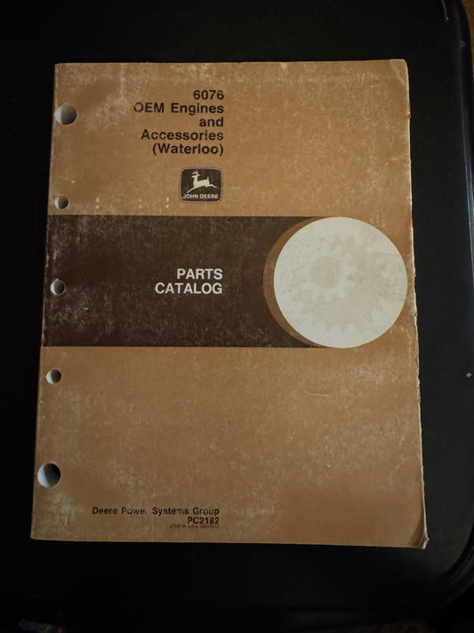 John Deere _ 6076 OME Engines and Accessories (Waterloo) _ Parts Catalog PC-2182