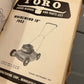Toro Collection of manuals
