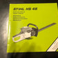 Stihl _ HS 45 Instructions & Owner’s Manual