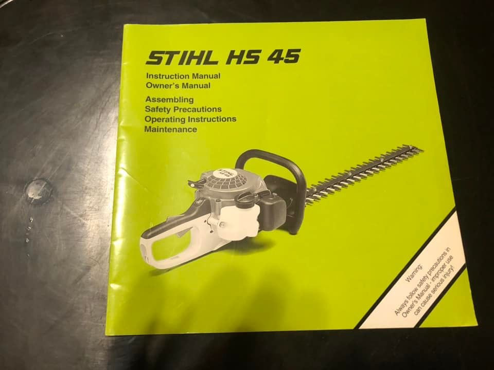 Stihl _ HS 45 Instructions & Owner’s Manual