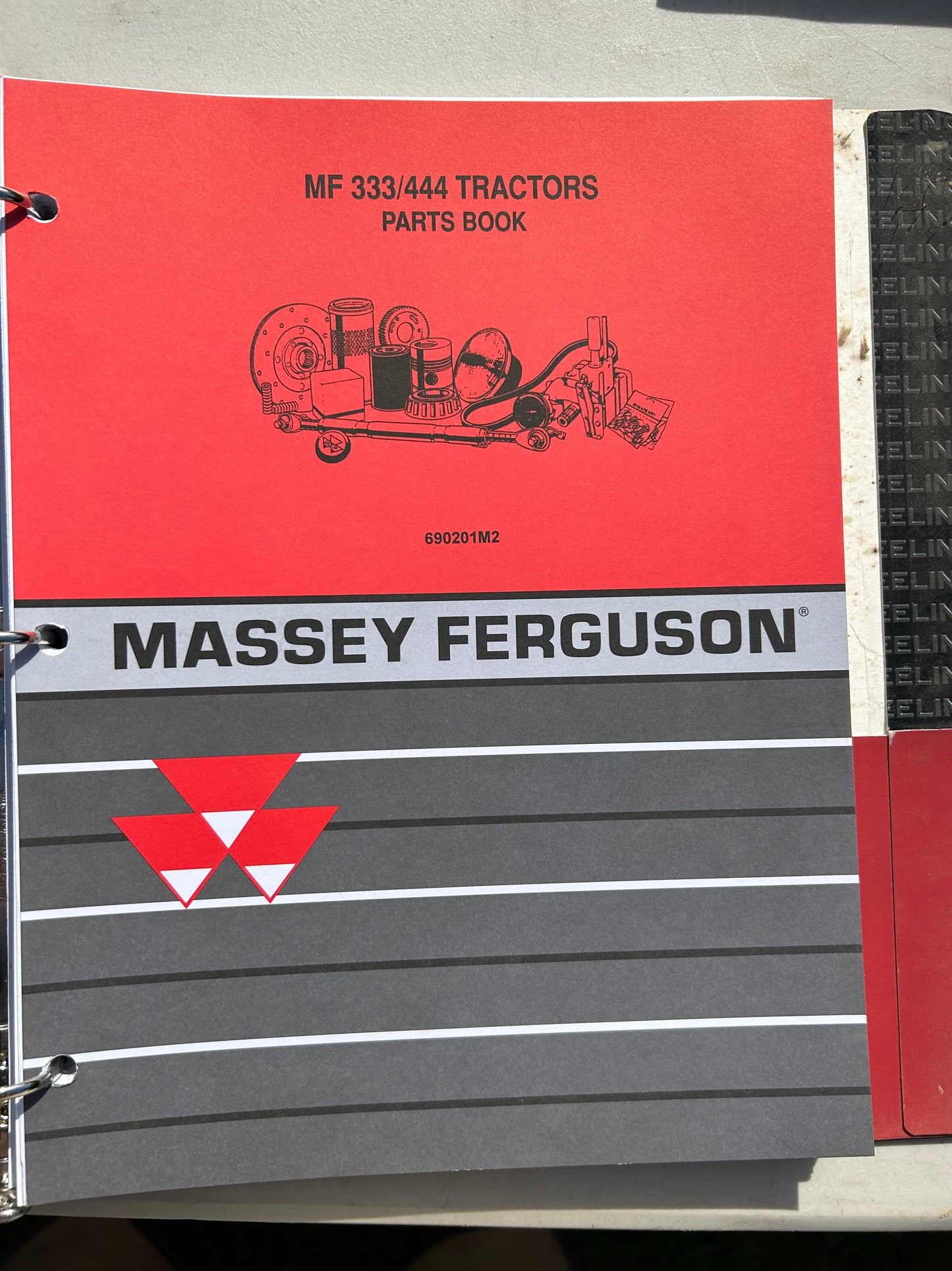 Massey Ferguson MF 333 & 444 Tractors _ Parts  Book