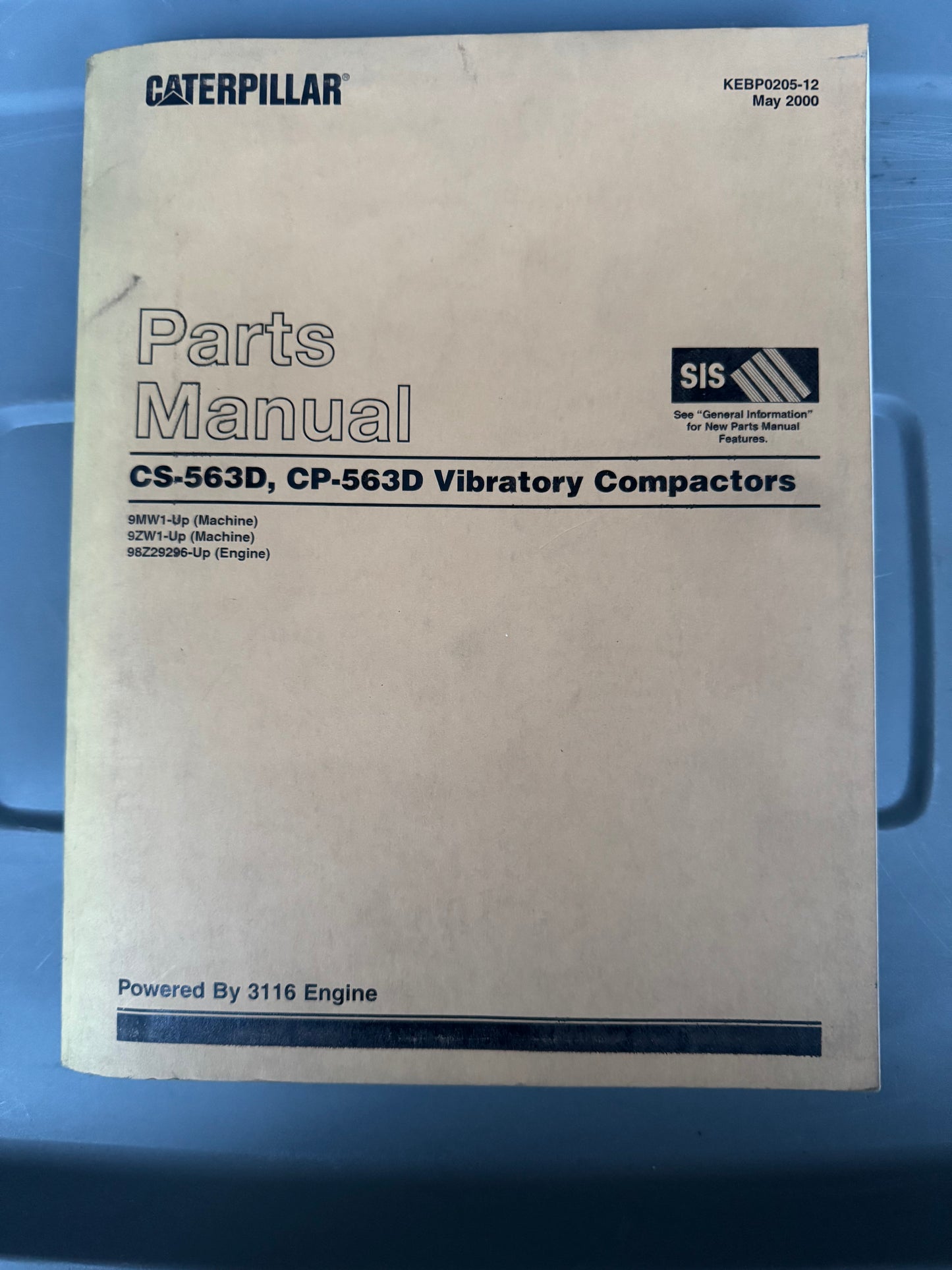 Caterpillar _ CS-563D & CP-563D Vibratory Compactors _ Parts Manual