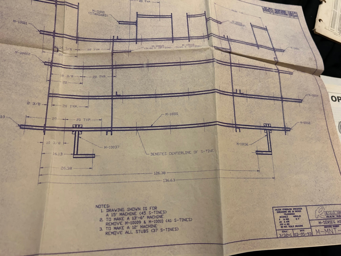 Remlinger _ RTC-600 M Series _ Set-up Instructions & Operator’s Manual