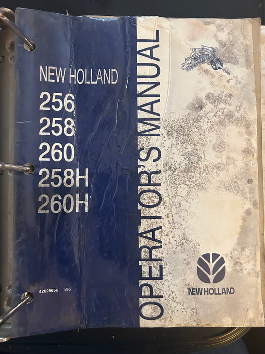 New Holland _ 256, 258, 260, 258H & 260H _ Operator's Manual