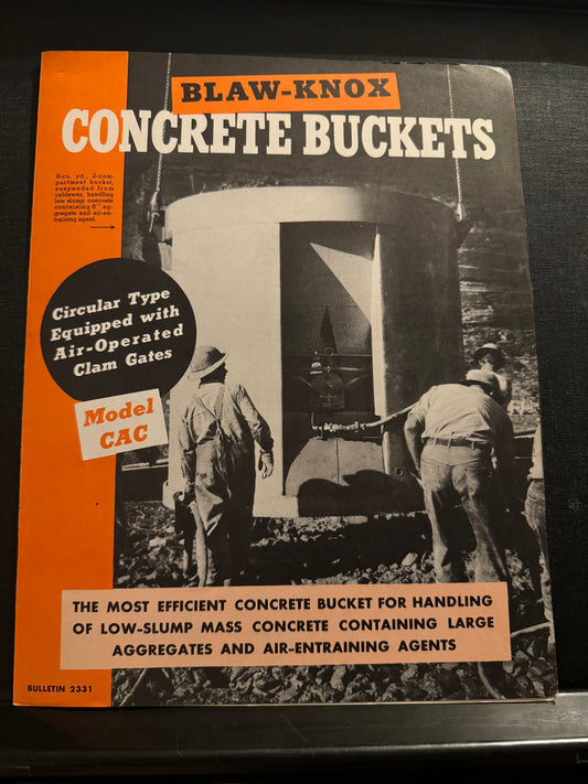 Blaw-Knox Concrete Buckets