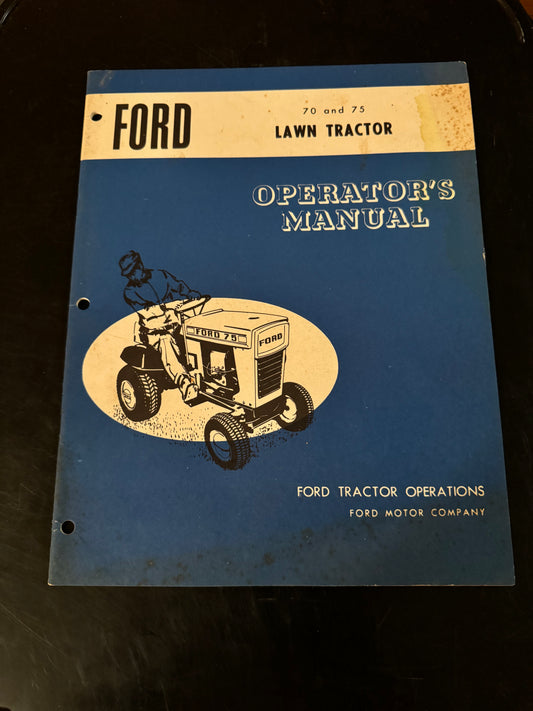 Ford _ 70 & 75 Lawn Tractor _ Operator’s Manual