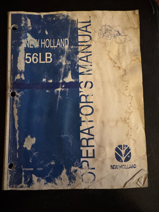 New Holland _ 56LB Loader _ Operator’s Manual