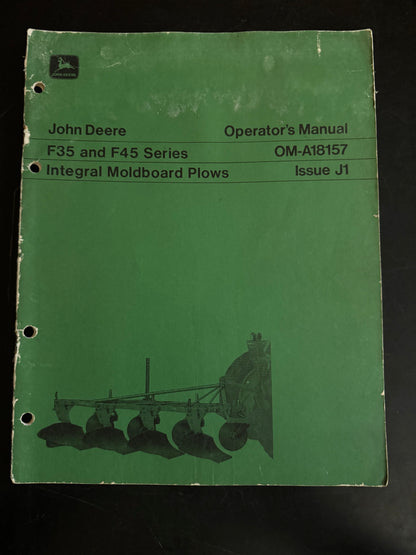 John Deere _ F35 & F45 Series Integral Moldboard Plows _ Operator’s Manual OM-A18157 J1