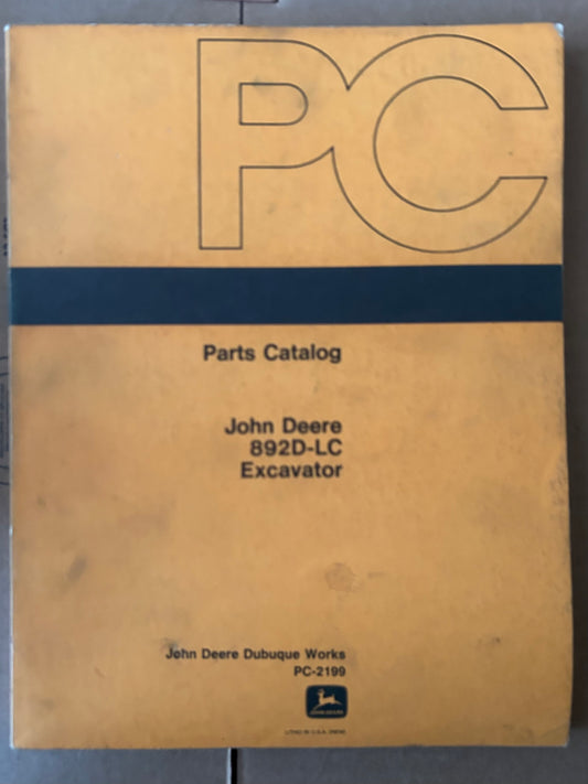 John Deere _ 892D-LC Excavator _ Parts Catalog PC-2199