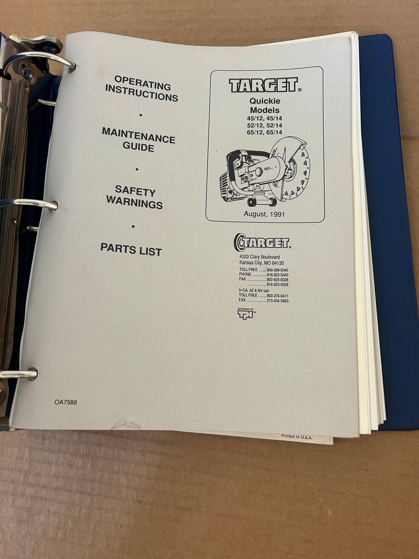 XANDER Target _ Saws & Etc Manuals vol 3