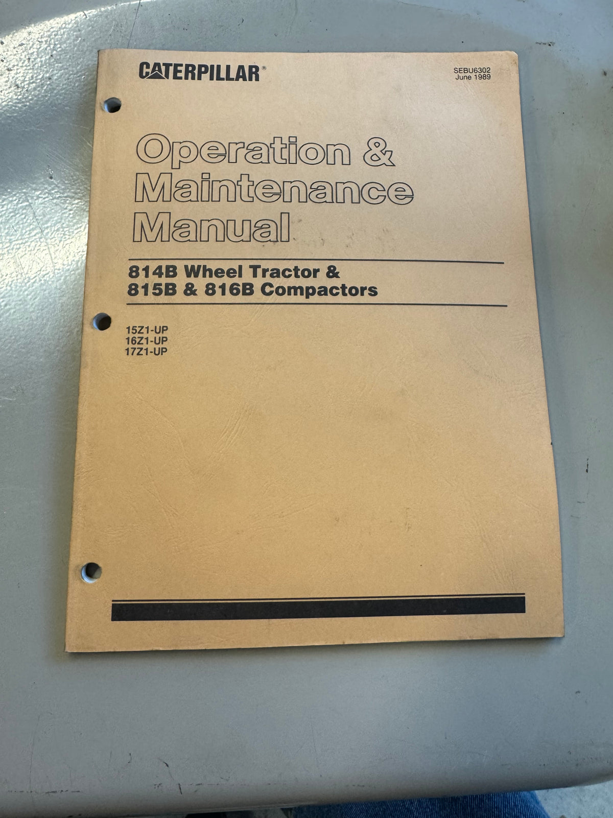 Caterpillar _ 814B Wheel Tractor & 815B & 816B Compactors _ Operation & Maintenance Manual