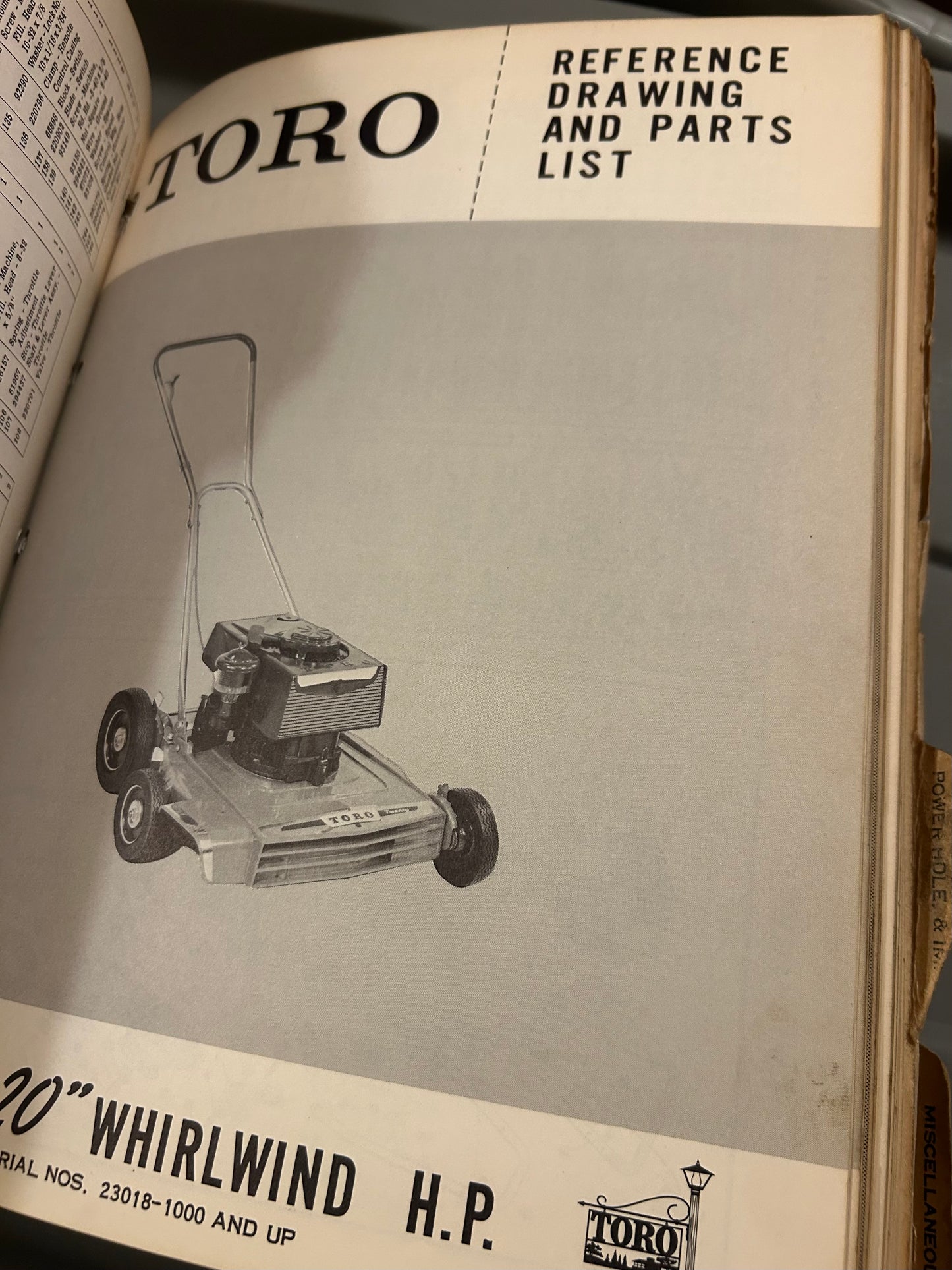 Toro Collection of manuals