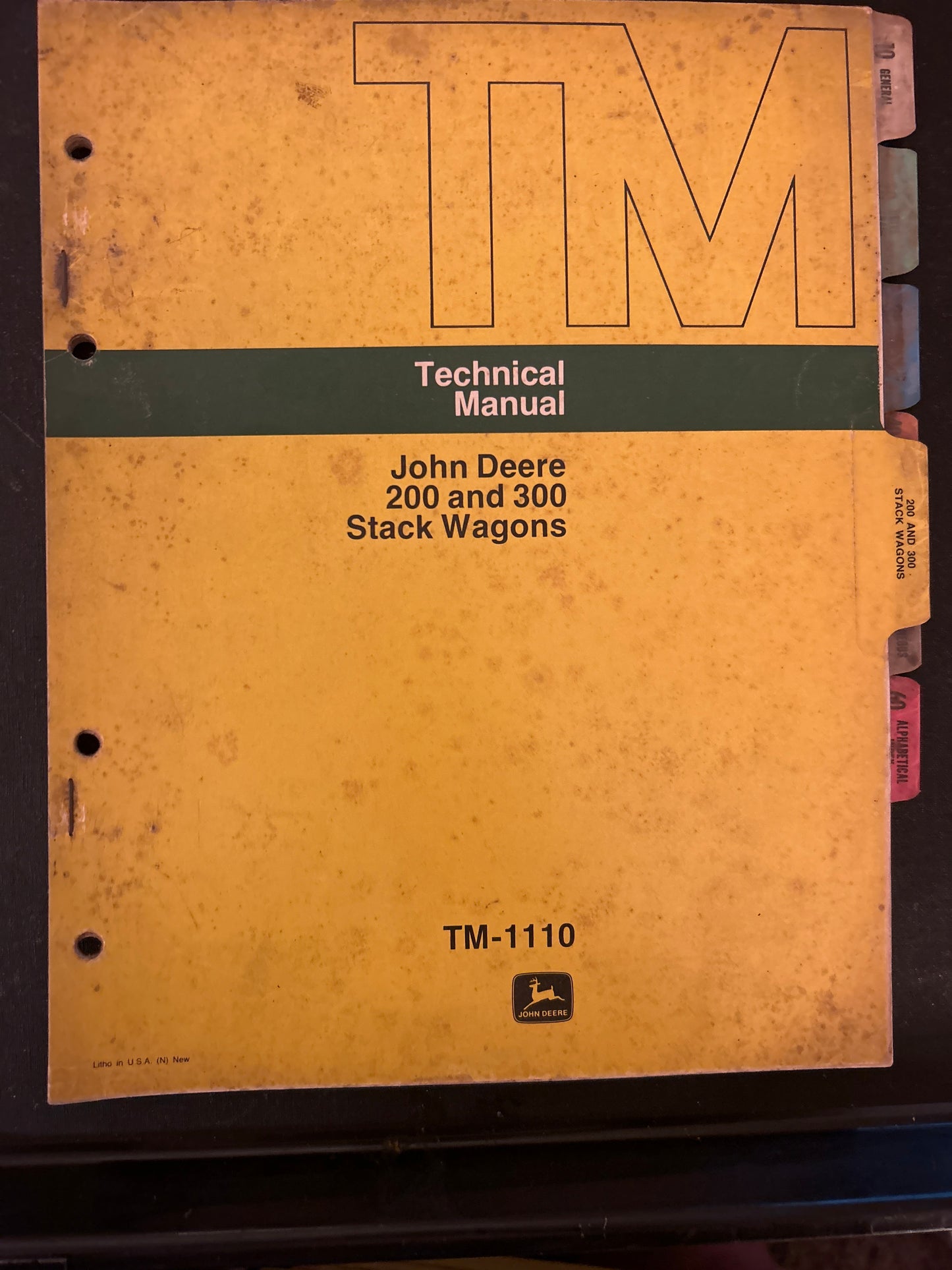 John Deere _ 200 & 300 Stack Wagon _ Technical Manual TM-1110