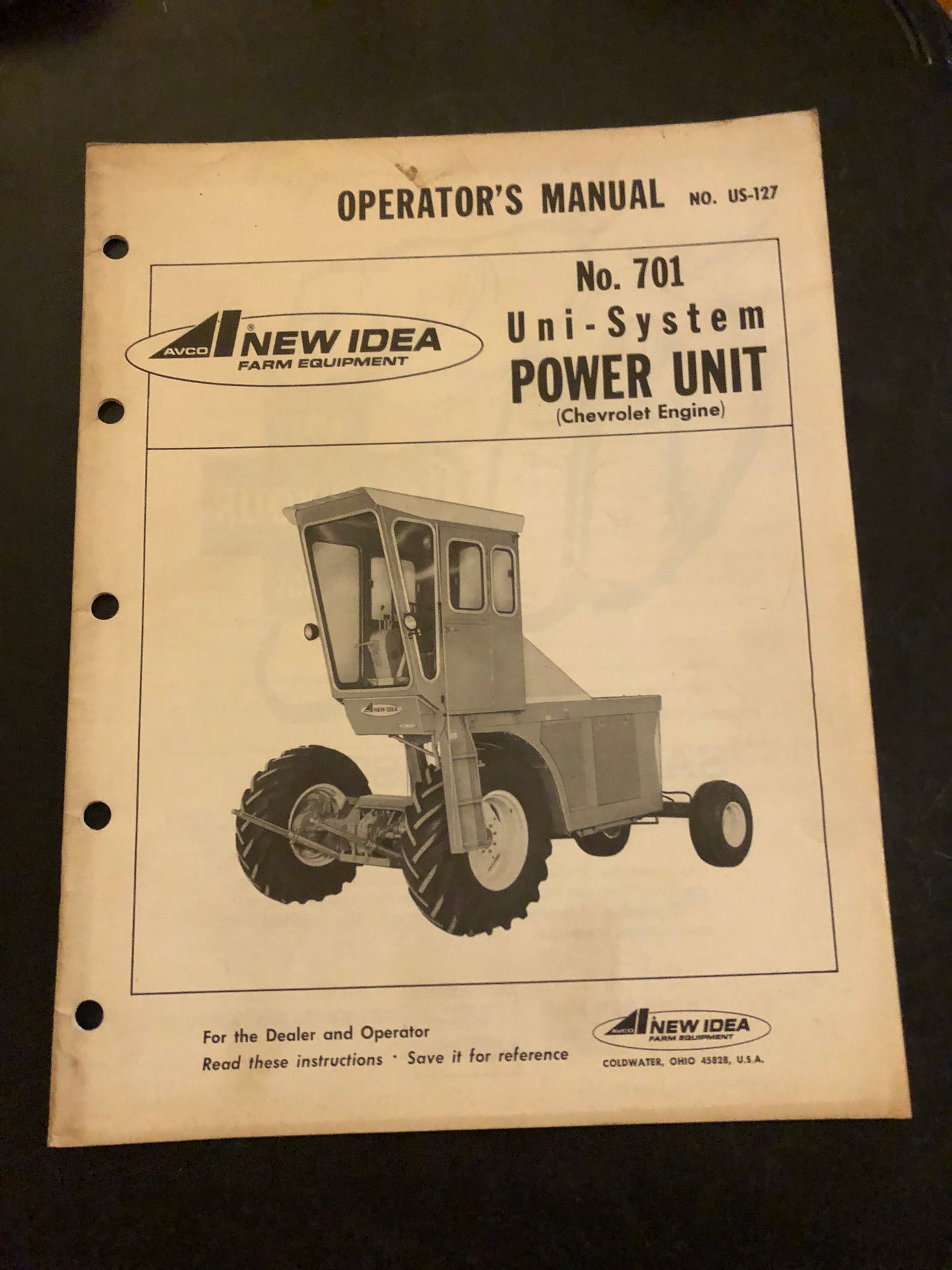 New Idea _ No 701 Uni-System Power Unit _ Operator's Manual