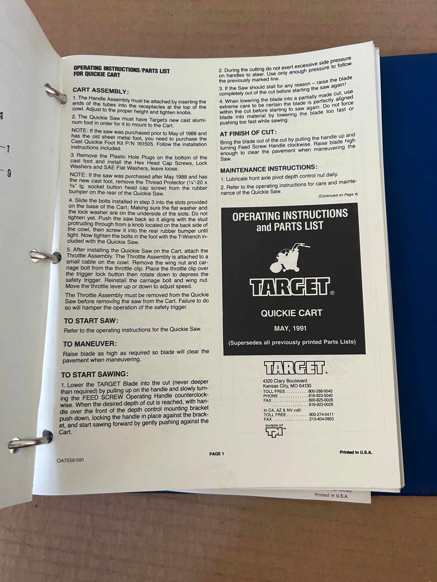 XANDER Target _ Saws & Etc Manuals vol 3