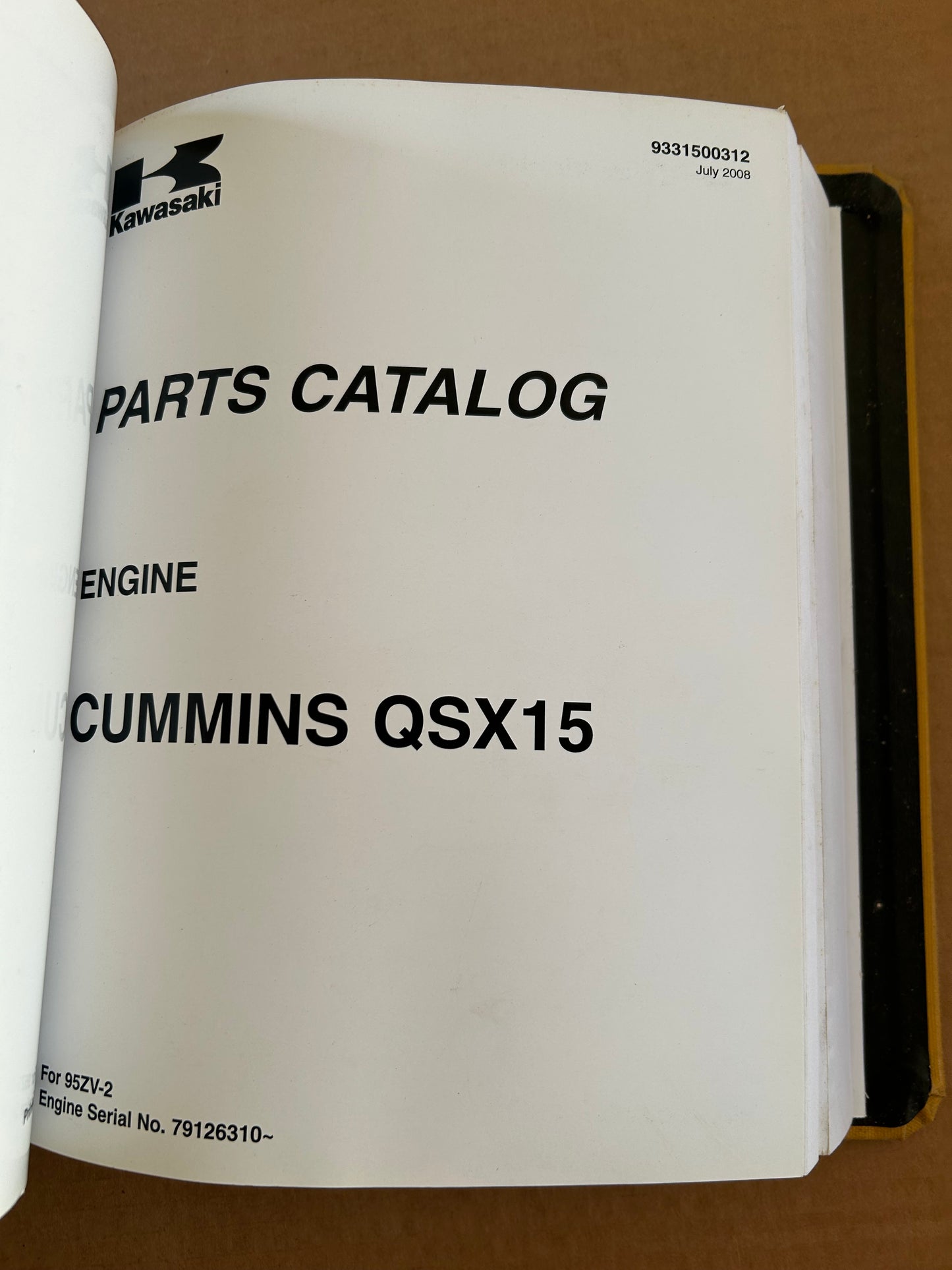 Kawasaki _ 95ZV2 Wheel Loader _ Binder