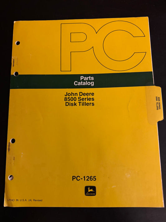 John Deere _ 8500 Series Disk Tillers _ Parts Catalog PC-1265