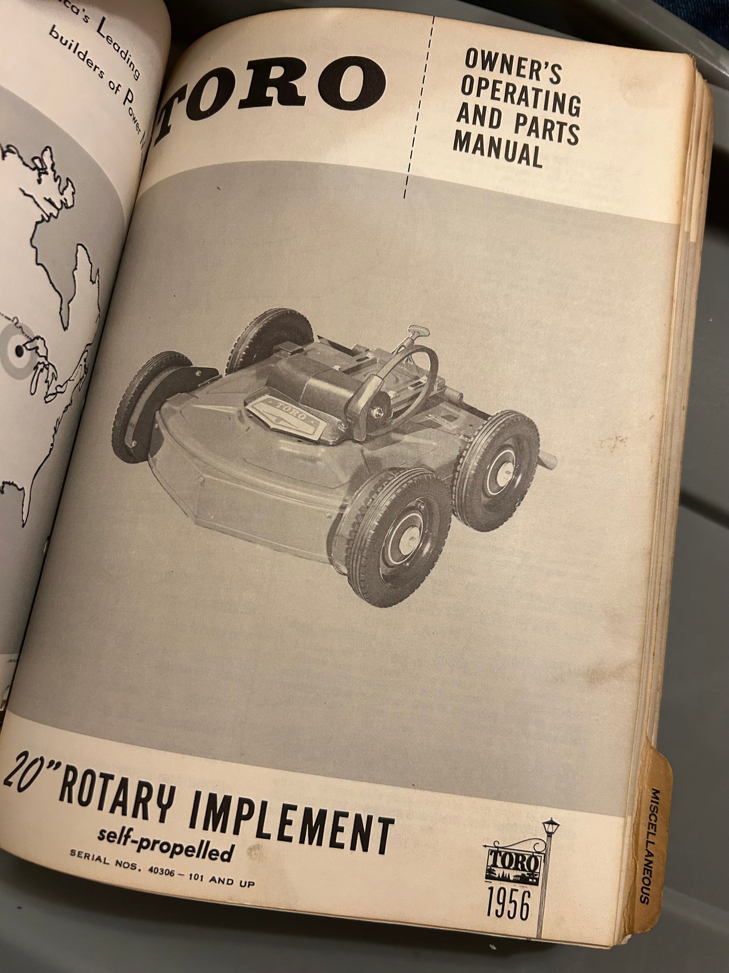 Toro Collection of manuals