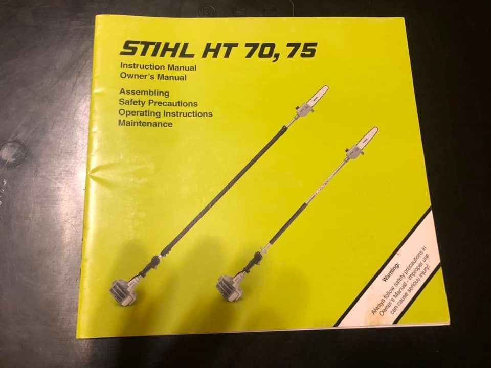 Stihl _ HT 70, 75  Instructions & Owner’s Manual