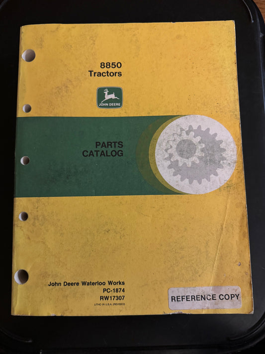 John Deere _ 8850 Tractors _ Parts Catalog PC-1874