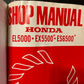 Honda Power Equipment Shop Manuals Binder