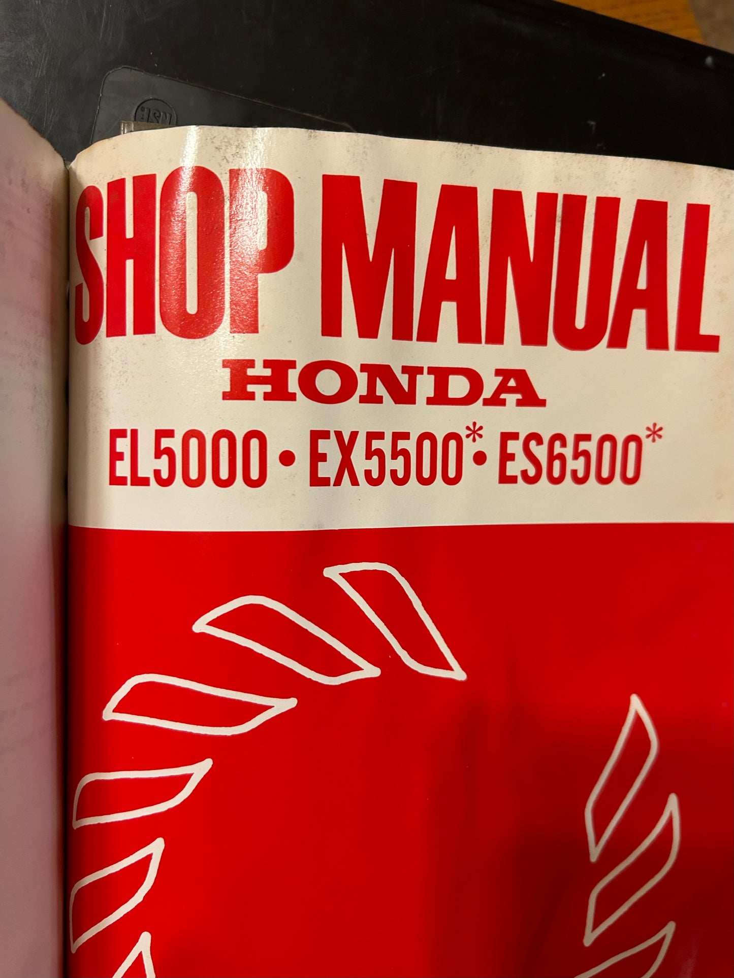 Honda Power Equipment Shop Manuals Binder