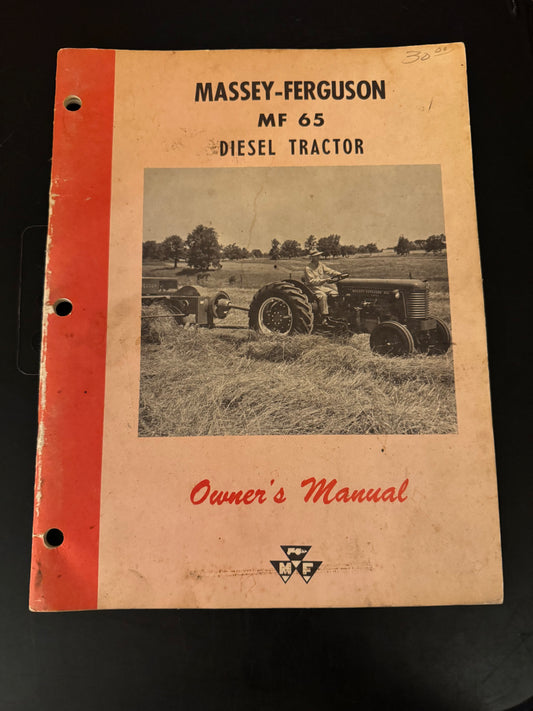 Massey Ferguson _ MF 65 Diesel Tractor _ Owner’s Manual