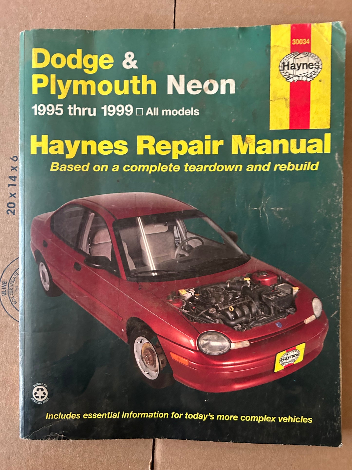 Dodge & Plymouth Neon _ 1995 thru 1999
