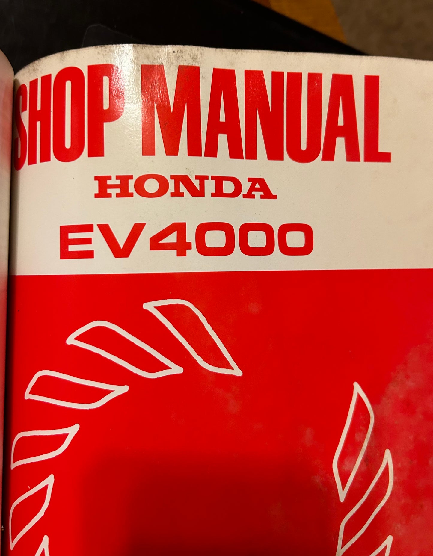 Honda Power Equipment Shop Manuals Binder