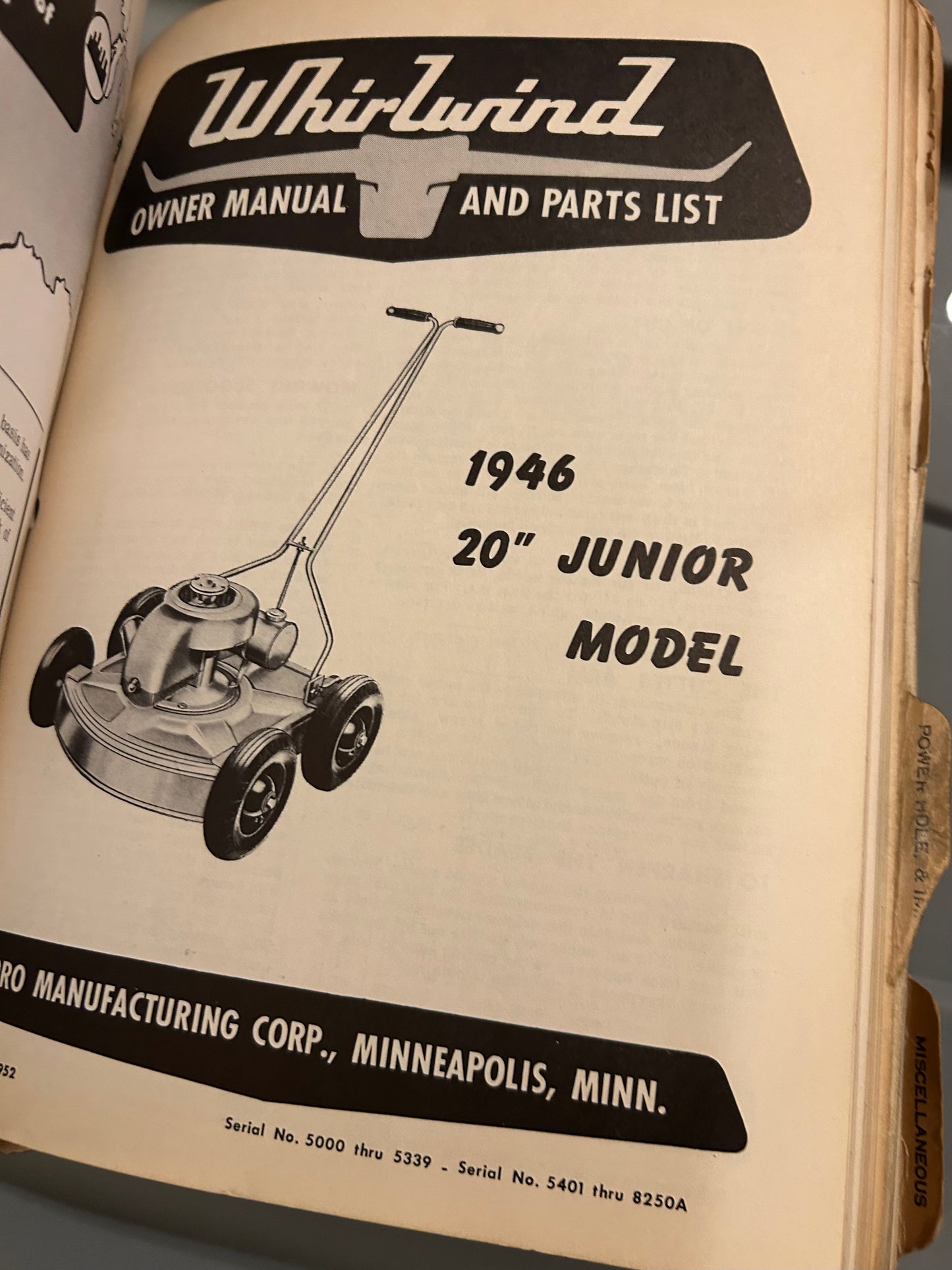 Toro Collection of manuals